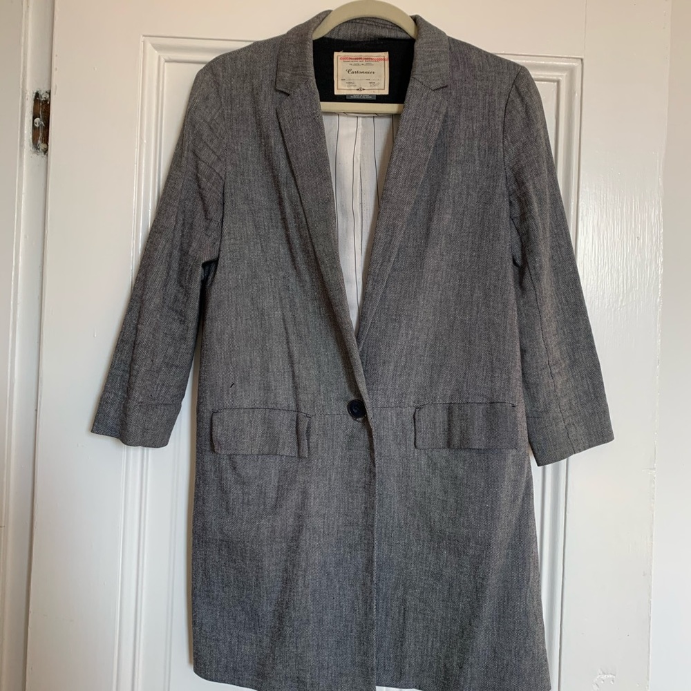 Relaxed fit blazer